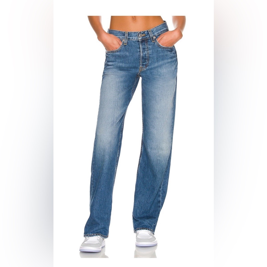 Grlfrnd Blue Boyfriend Jeans